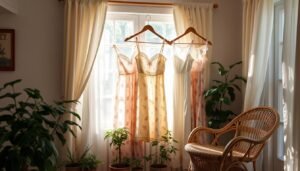 Flowing nap dress styled for a relaxed UK wardrobe