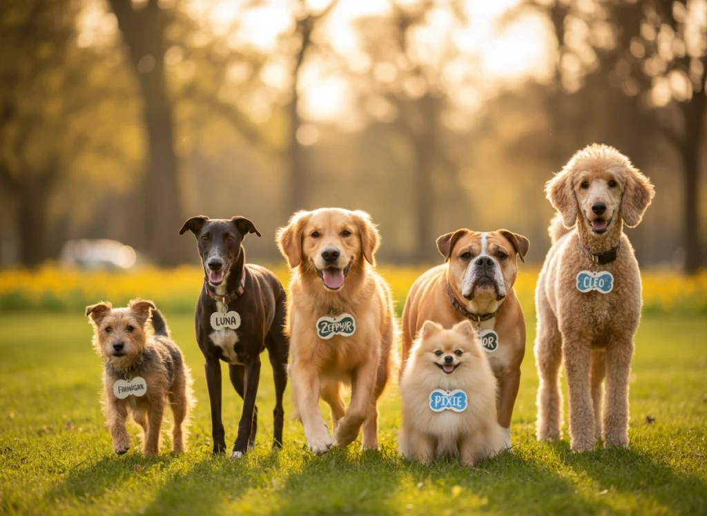 Dog responding to a newly chosen name