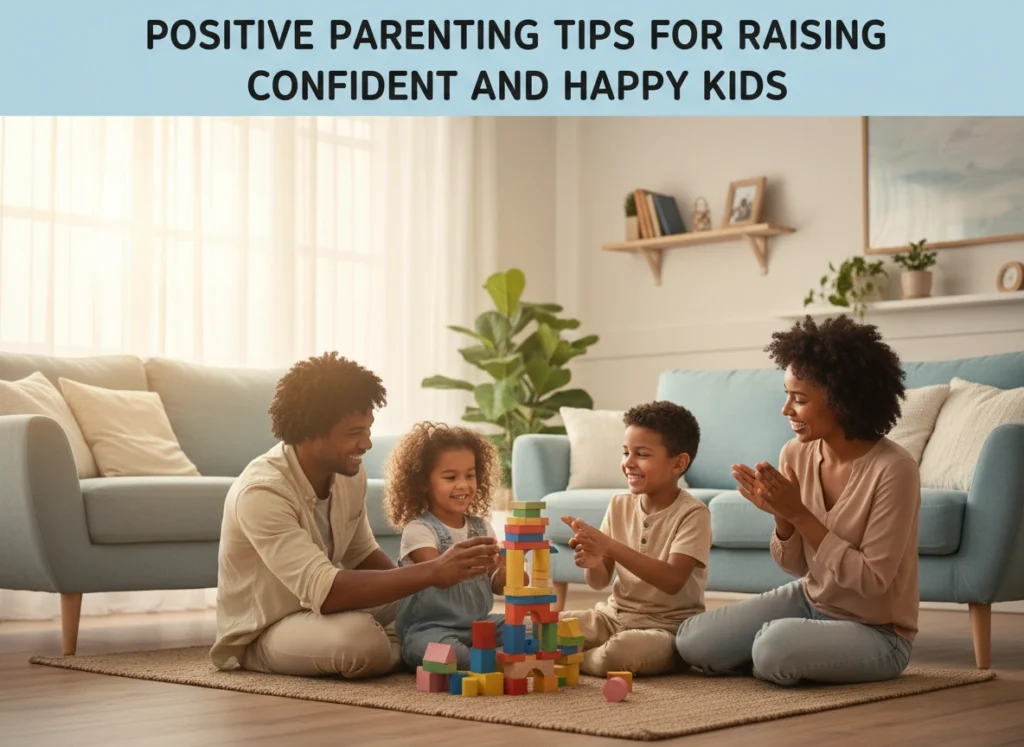 Parent and child talking calmly at home