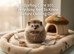 Hedgehog Care 101: Everything You Need to Know Before Owning One