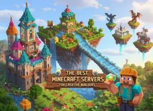 Minecraft creative server build with collaborative tools