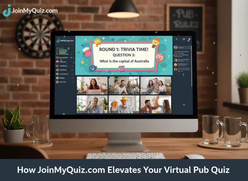 How JoinMyQuiz.com Elevates Your Virtual Pub Quiz