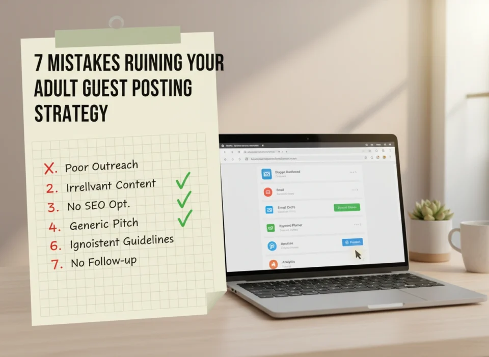 7 mistakes ruining your adult guest posting strategy