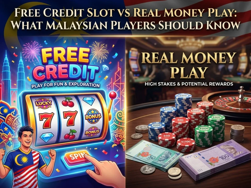 Free Credit Slot vs Real Money Play: What Malaysian Players Should Know