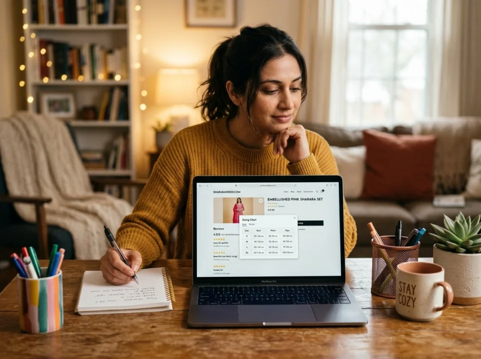 How to Shop Smarter Online: Reading Reviews and Sizing Charts at ShararaDress.com