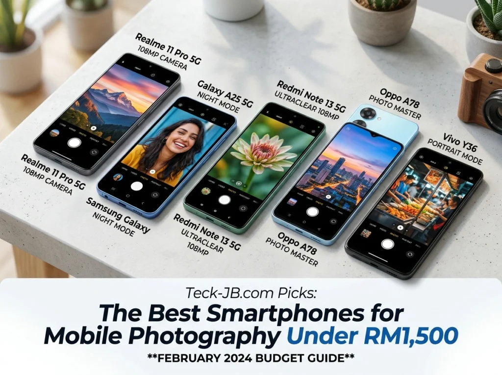 Best camera phones under RM1,500 for mobile photography